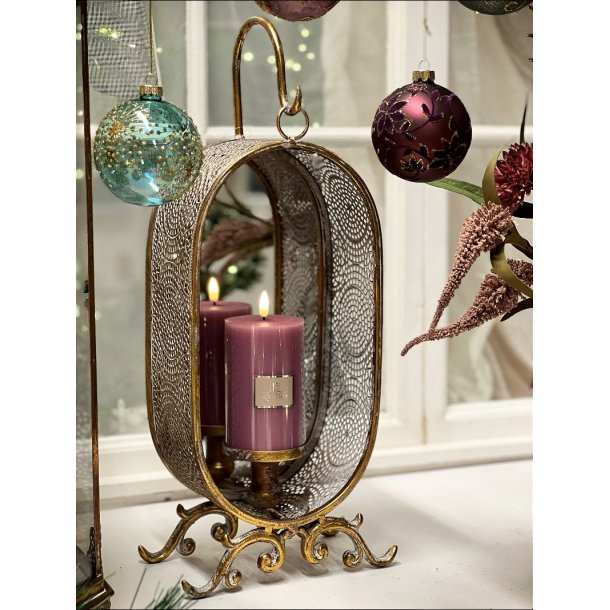 Lysestage med spejl til ophng